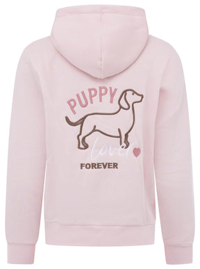 Zwillingsherz - Hoodiejacke "Dog Lover" - Pink