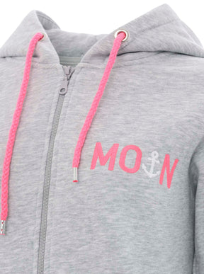 Zwillingsherz - Moin Sweat Zipper/Jacke - Grau