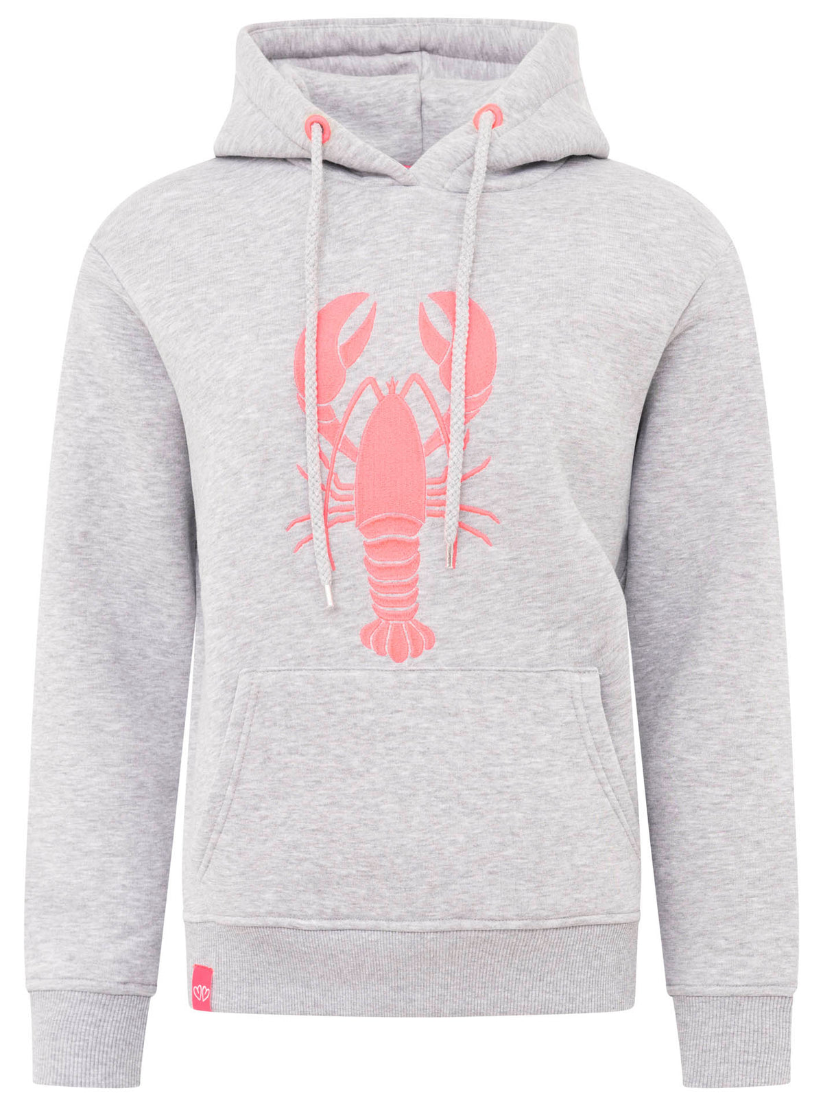 Zwillingsherz - Hoodie Hummer - Grau