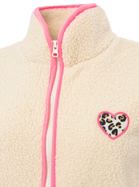 Zwillingsherz Teddyweste Leo - Beige