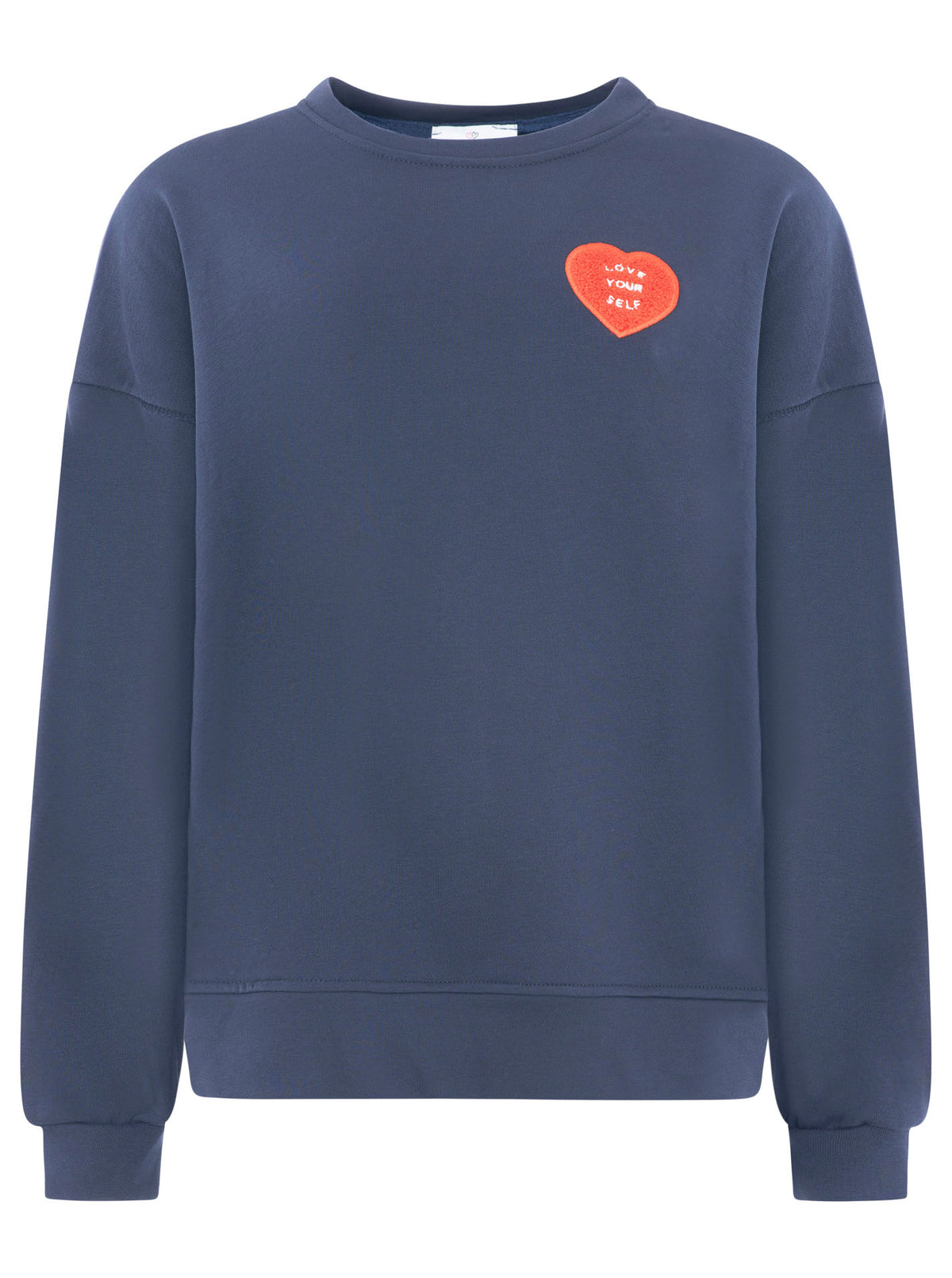Zwillingsherz - Sweatshirt Love yourself Herz - Dunkelblau