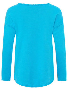Zwillingsherz -  Sweatshirt "Positive Mind" - Blau (NEU)