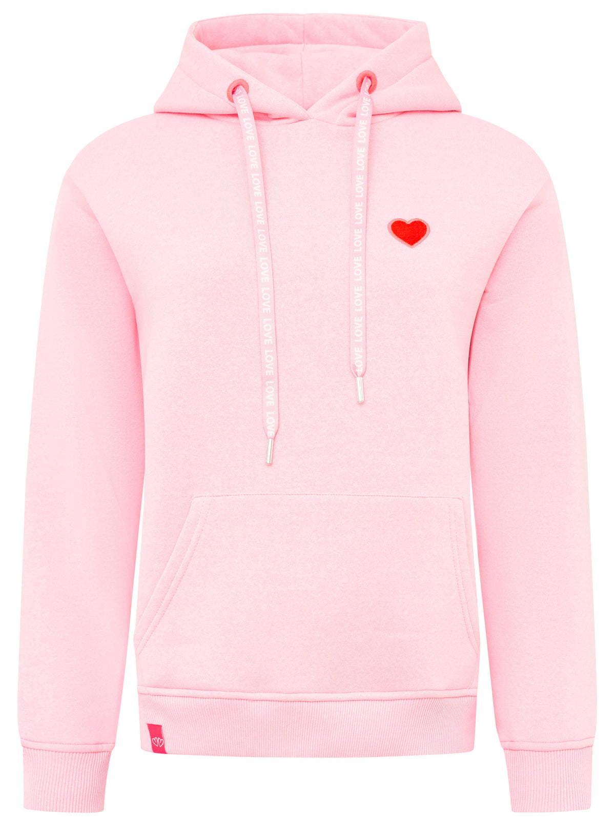 Zwillingsherz - Hoodie kleines Herz - Rosa/Pink