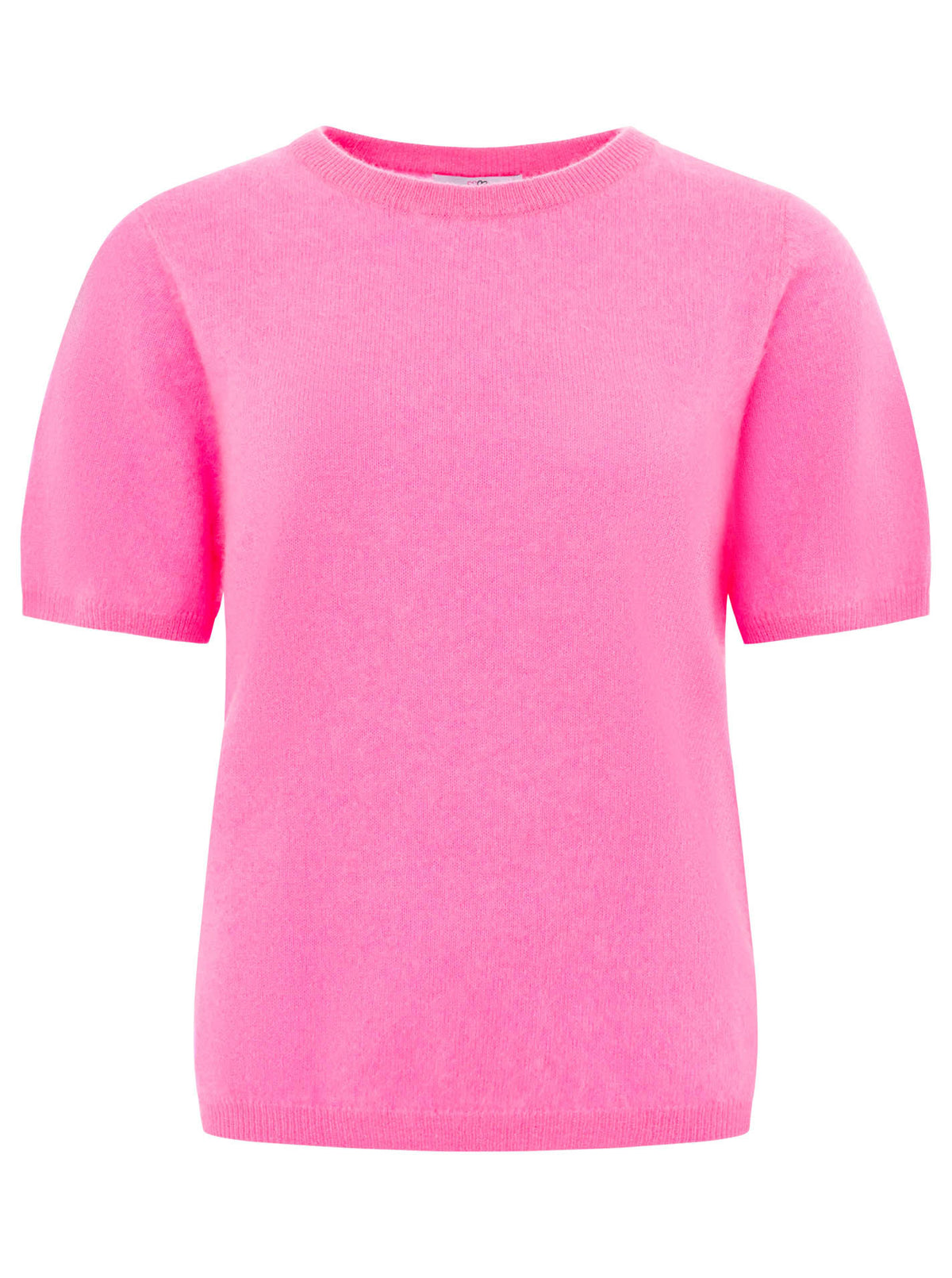 Zwillingsherz 100% Kaschmir T-Shirt aus gebürstetem Cashmere - Pink