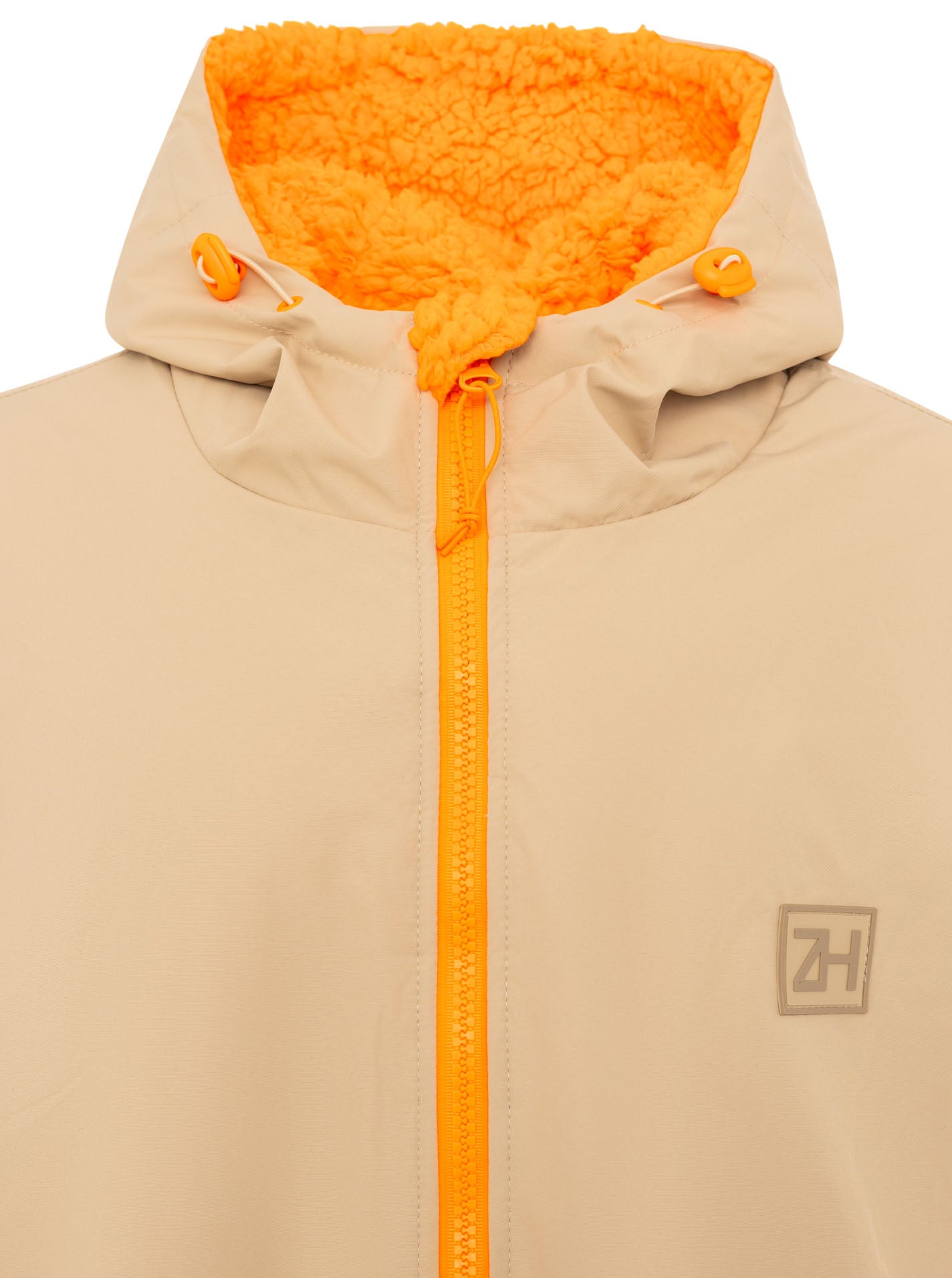Zwillingsherz - Windjacke - Beige/Orange