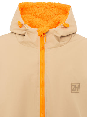 Zwillingsherz - Windjacke - Beige/Orange