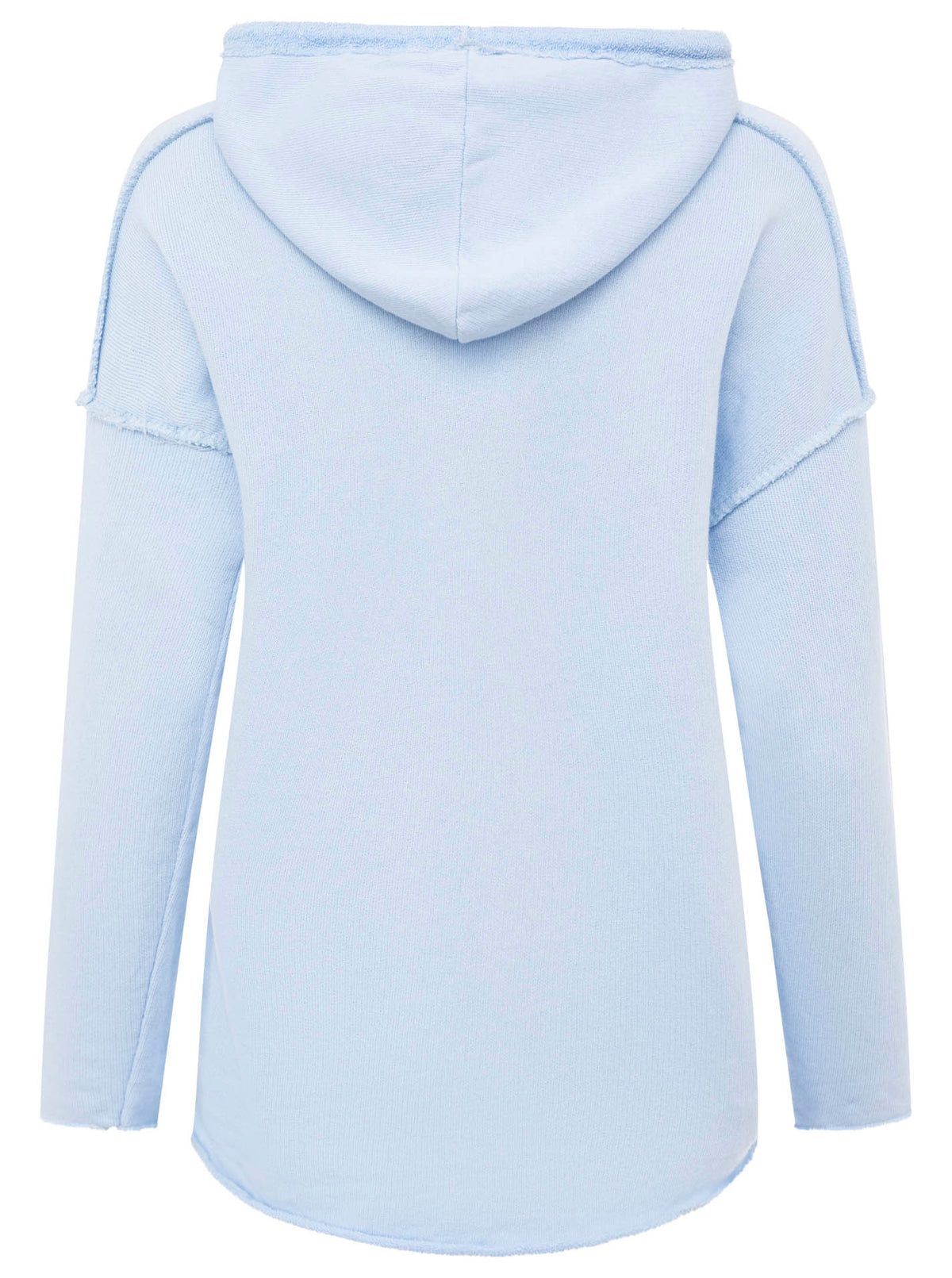 Zwillingsherz - Made in Italy Hoodie "Love Yourself" - Blau/Pink