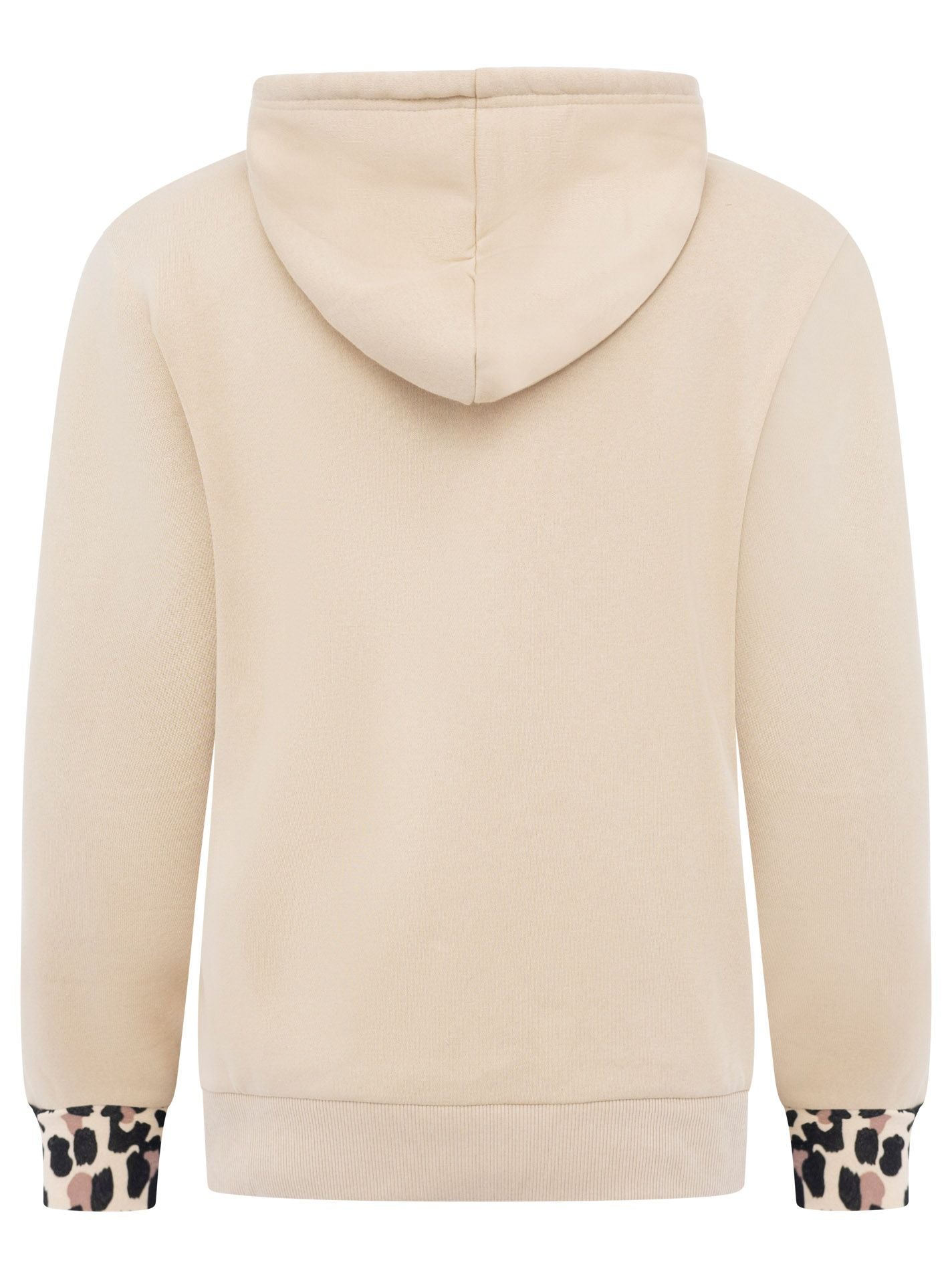 Zwillingsherz - Hoodie/Sweatshirt "Leo Wild Heart" - Beige