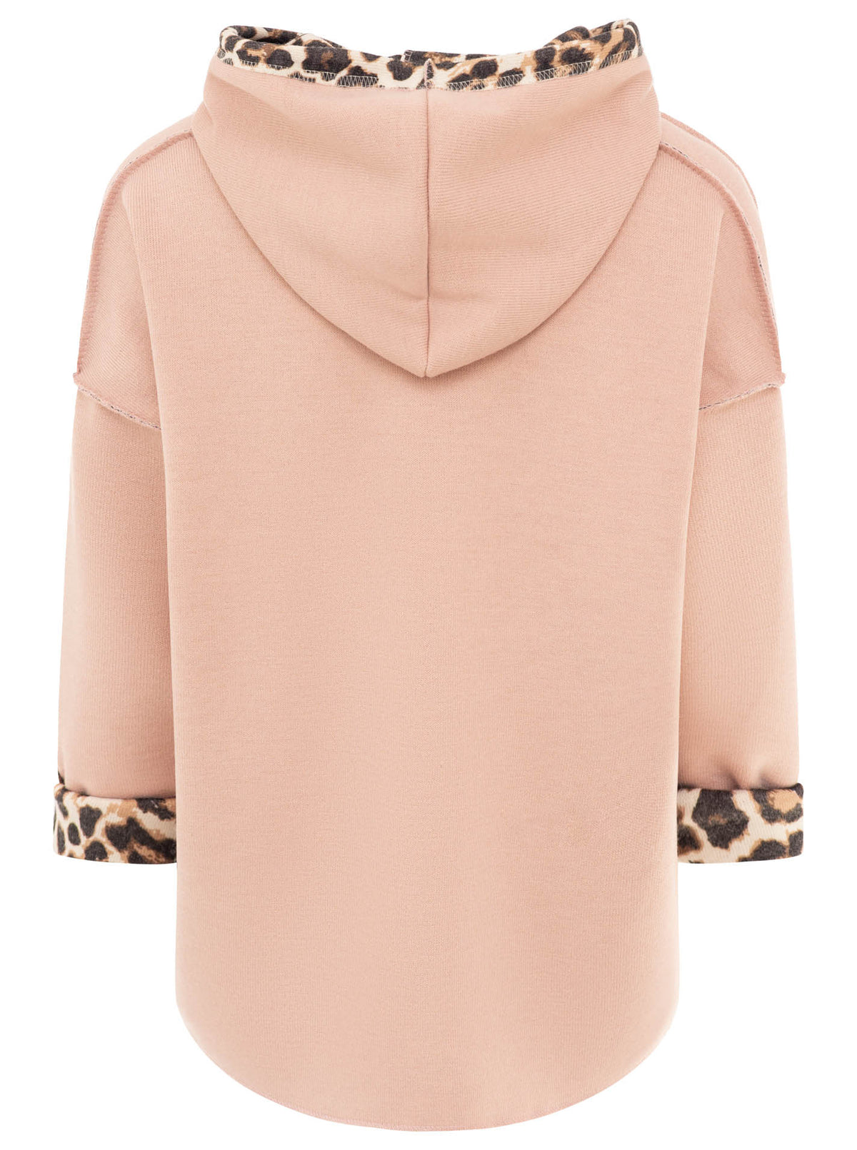 Zwillingsherz  Hoodie Doubleface "Leo" - Rosa