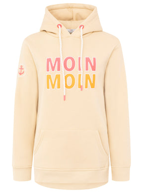 Zwillingsherz - Hoodie "Moin Moin" - Beige