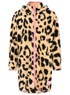 Zwillingsherz - Hoodiemantel Teddy Leo - Beige