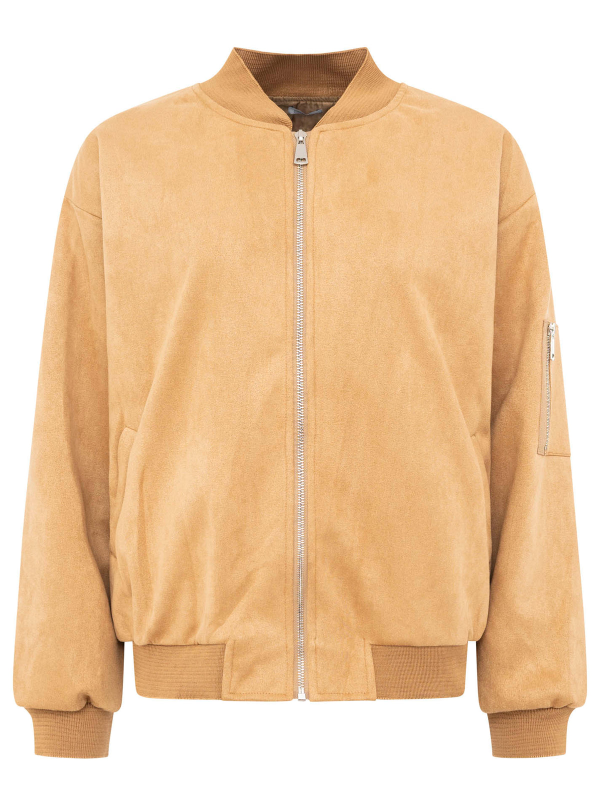 Zwillingsherz - Velours Blouson - Camel