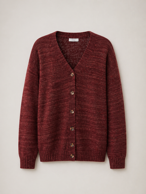 Zwillingsherz - "Cardigan Cozy" - Bordeaux