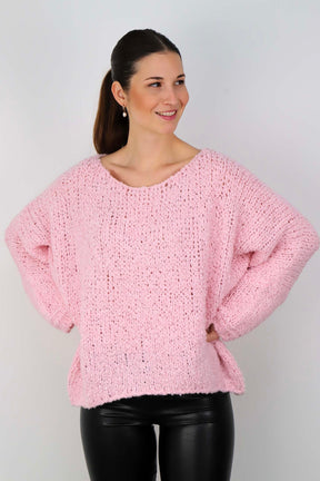 Pullover "Bouclee" - Rosa