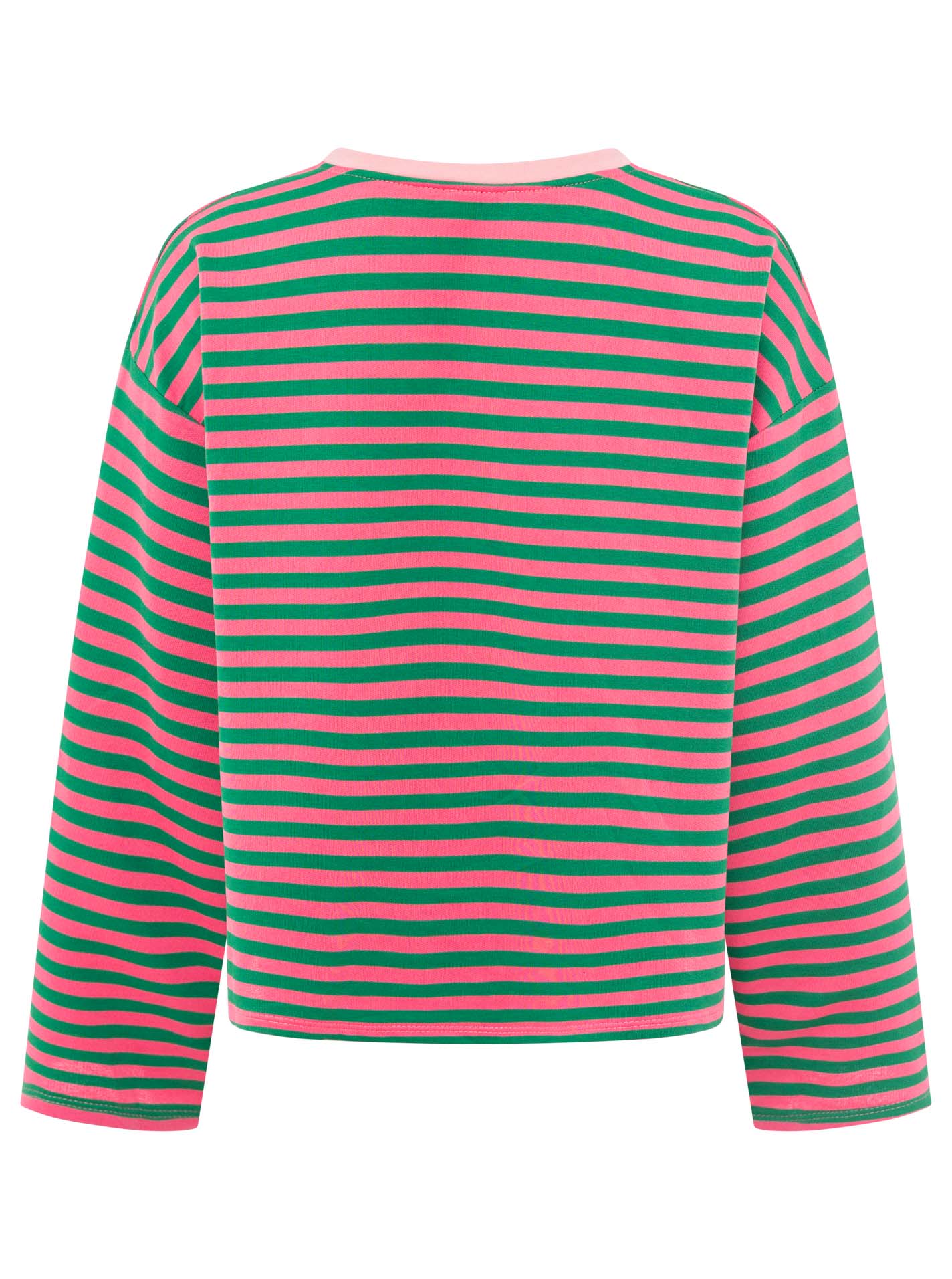 Zwillingsherz - Sweatshirt "Perfectly Imperfect" - Grün/Pink
