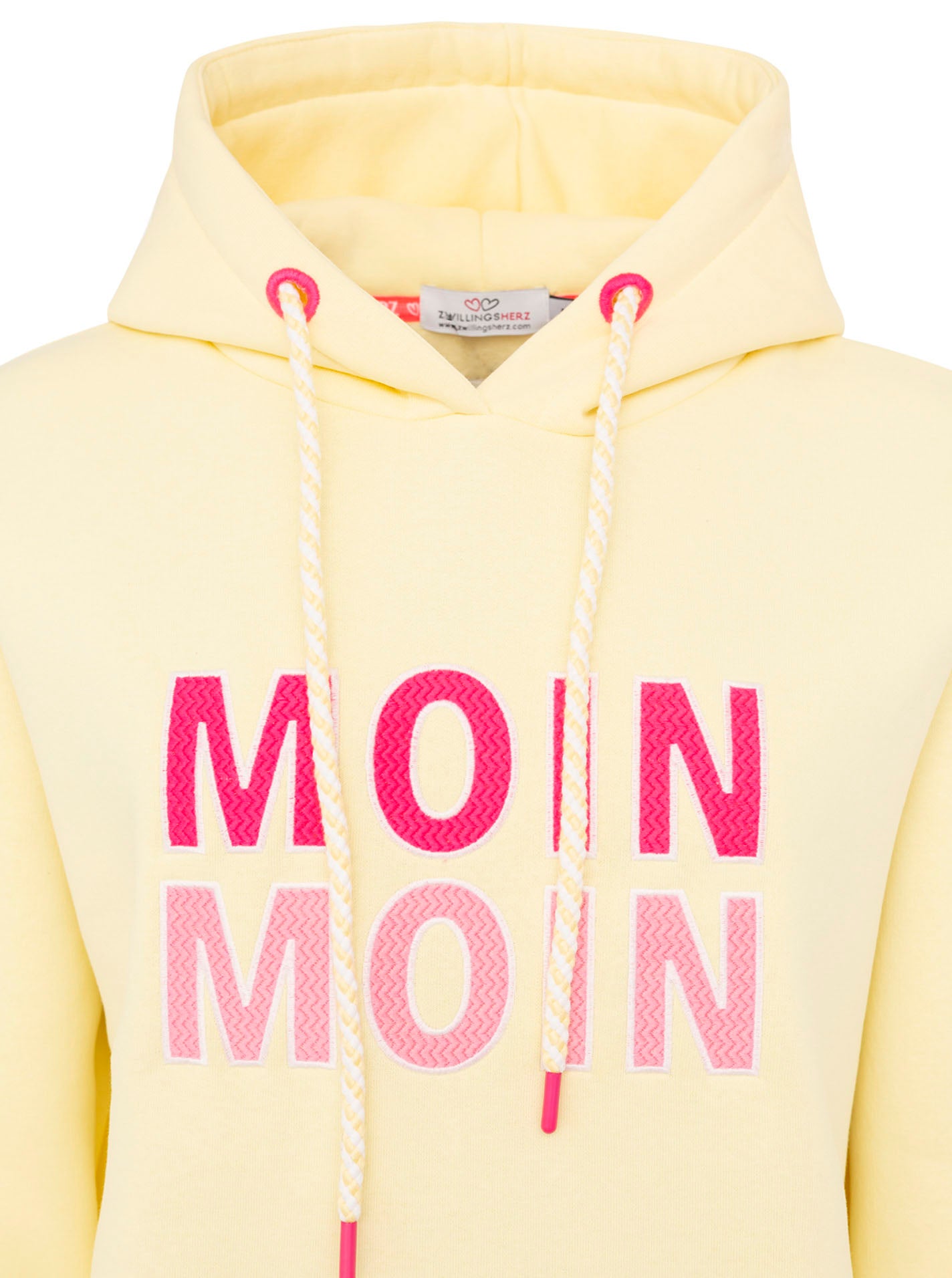 Zwillingsherz - Hoodie "Moin Moin" - Gelb
