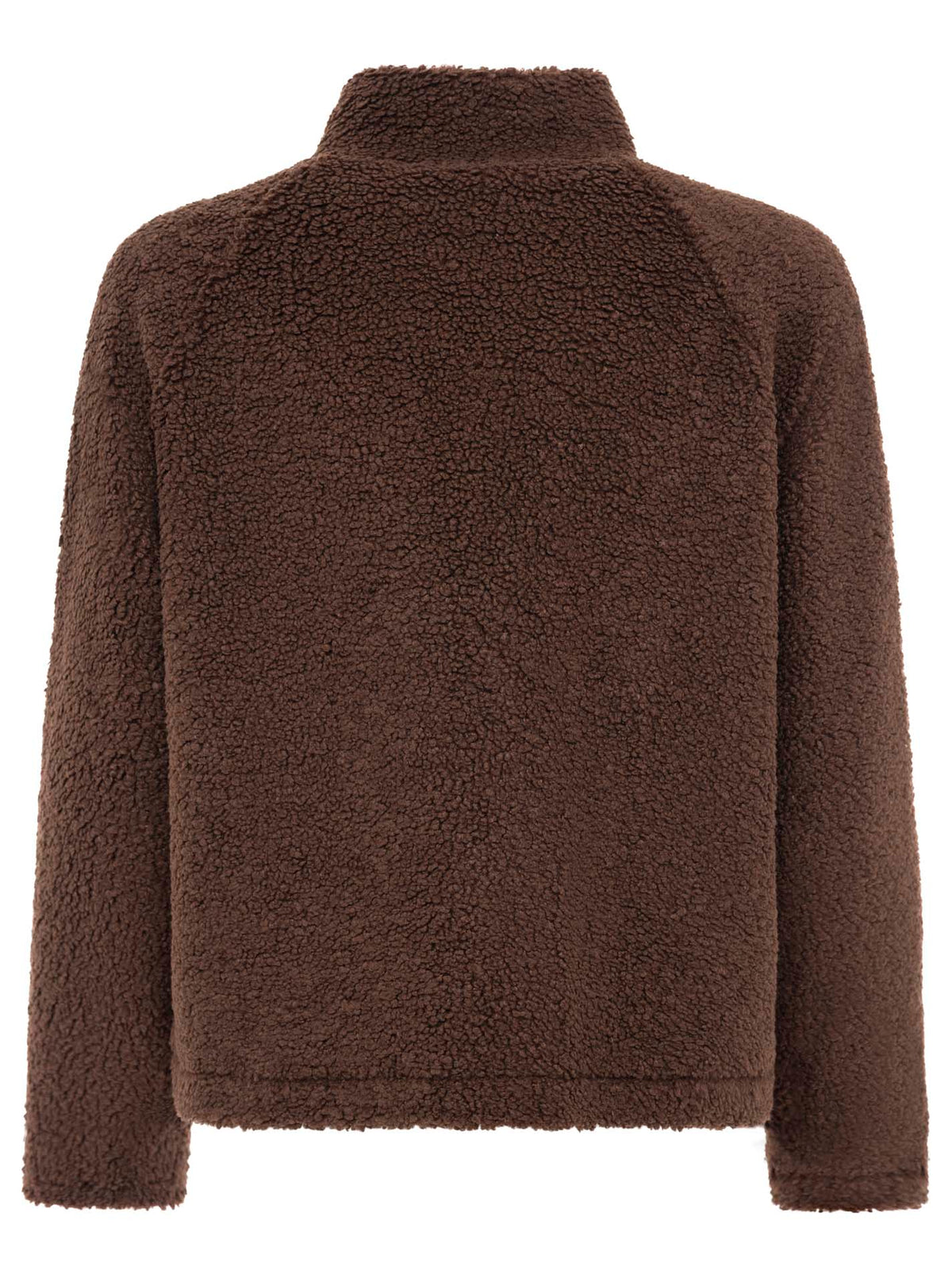 Zwillingsherz Teddy Fleece Jacke - Braun