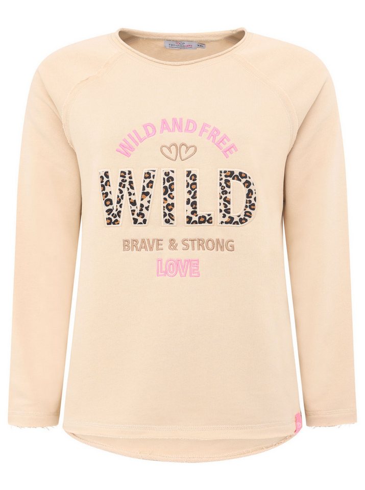 Zwillingsherz – Sweatshirt Wild & Free - Beige