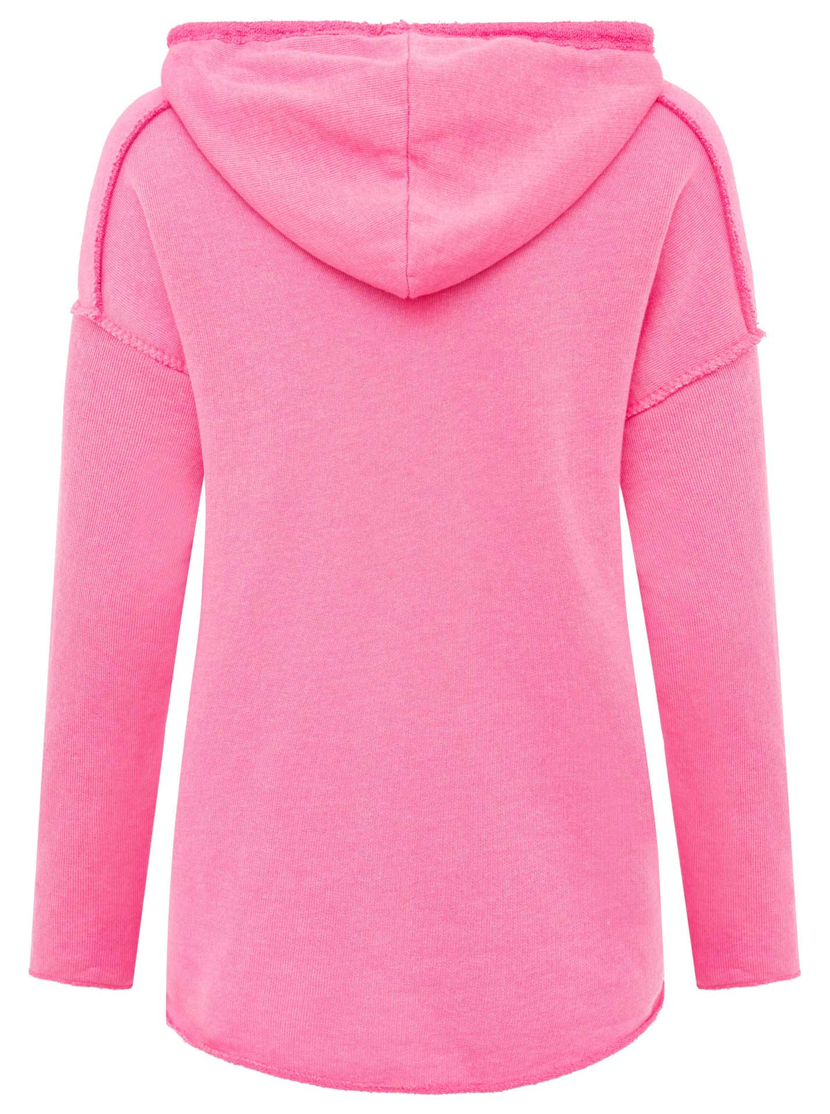 Zwillingsherz - Made in Italy Hoodie "Love Yourself" - Pink/Orange