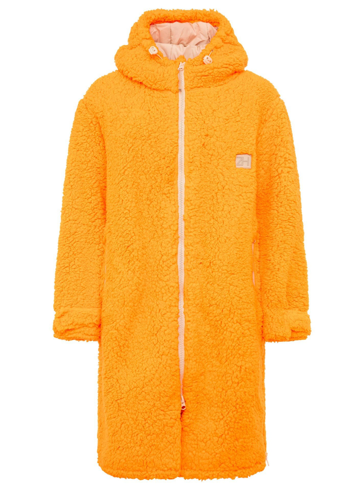 Zwillingsherz Windjacke Teddy Inside Out - Neonorange