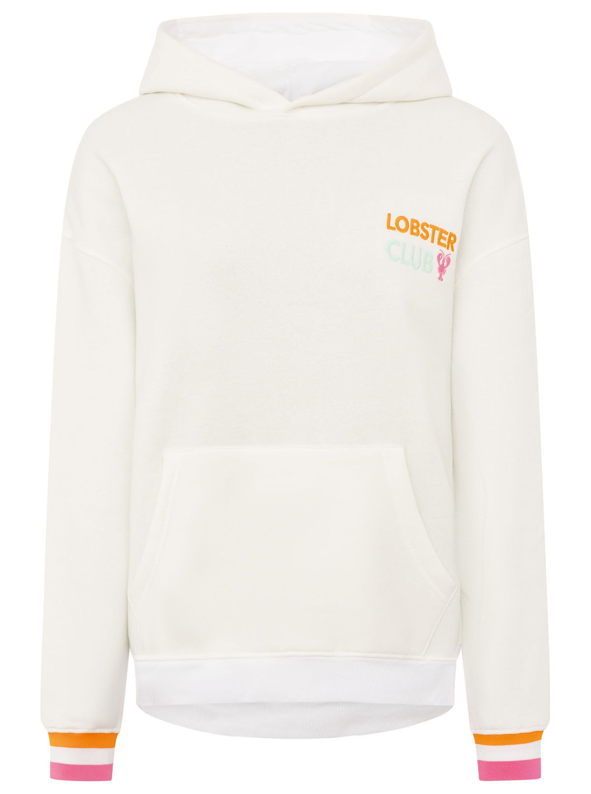 Zwillingsherz - Hoodie "Lobster Club" - Weiß
