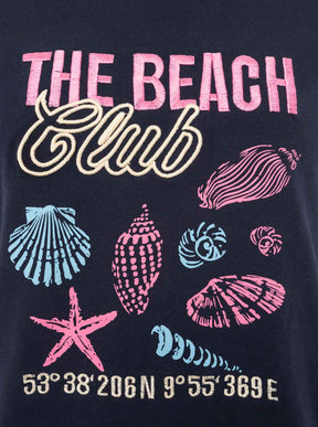 Zwillingsherz - T-Shirt "The Beach Club" - Marine