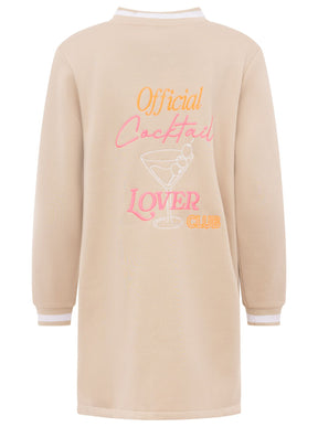 Zwillingsherz - Bombermantel "Cocktail Lover"- Beige