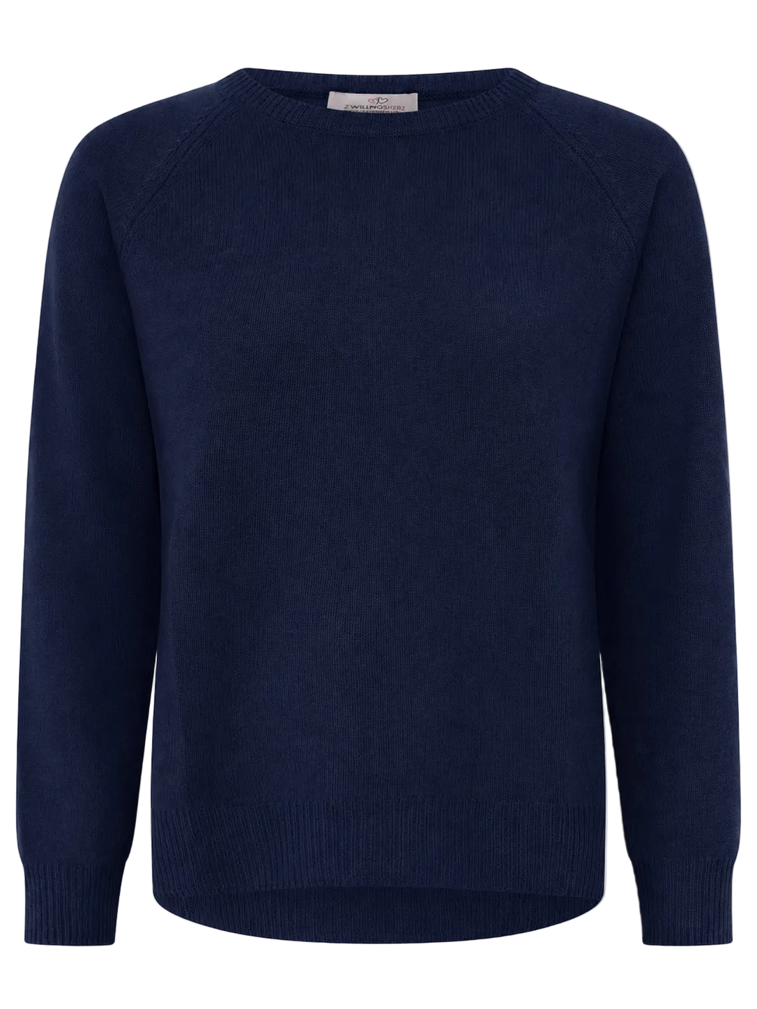 Zwillingsherz 100% Kaschmir / Cashmere Pullover - Marine