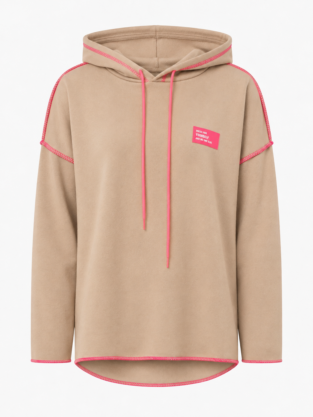 Zwillingsherz - Hoodie "Neon Farben" - Beige
