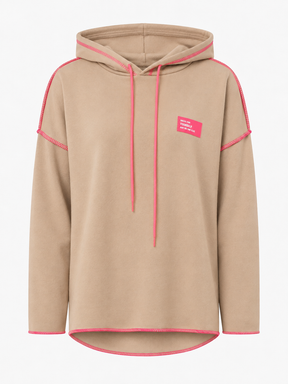 Zwillingsherz - Hoodie "Neon Farben" - Beige