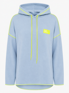 Zwillingsherz - Hoodie "Neon Farben" - Hellblau