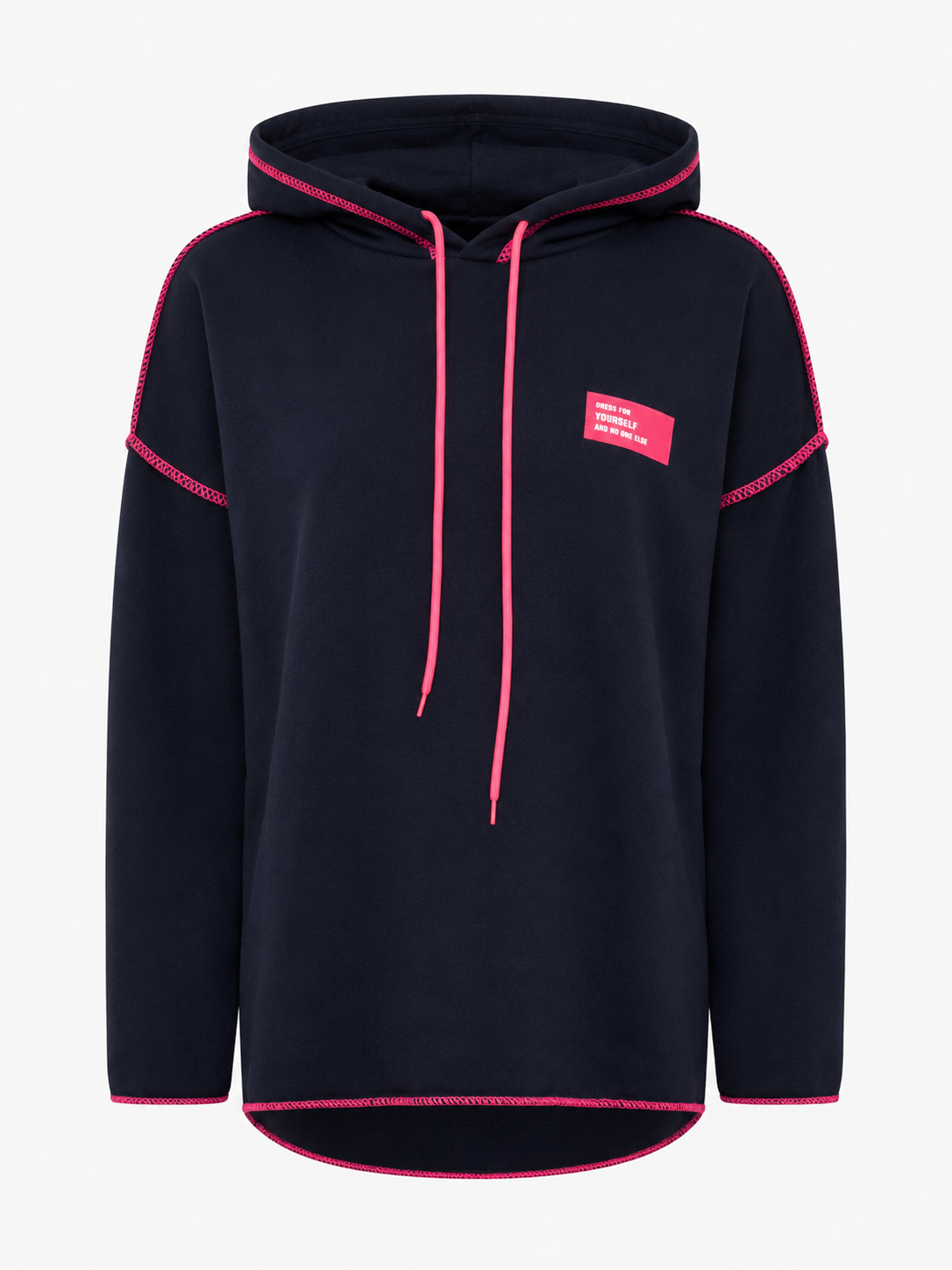 Zwillingsherz - Hoodie "Neon Farben" - Navy