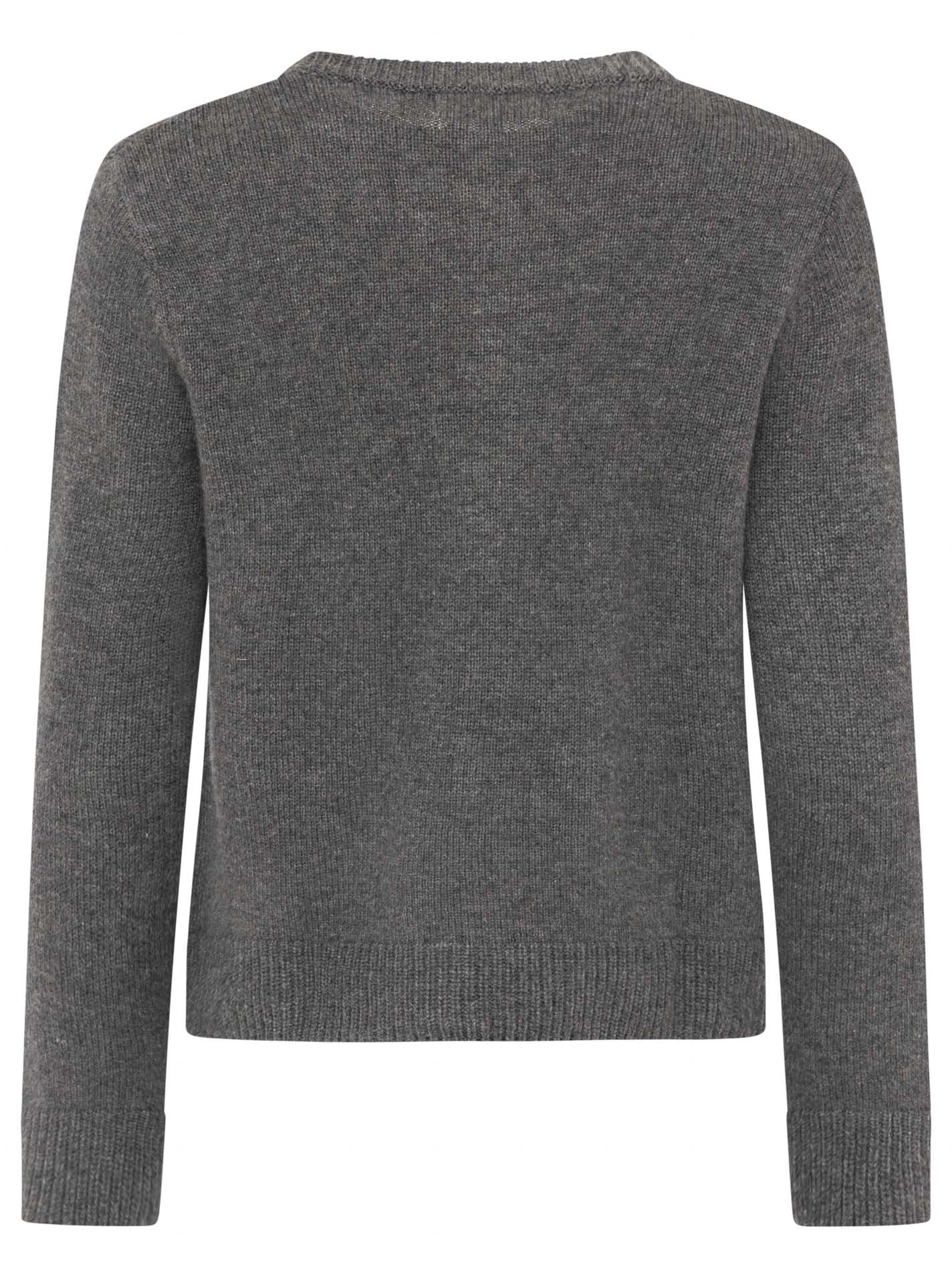 Zwillingsherz 100% Kaschmir Cozy Cardigan - Anthrazit