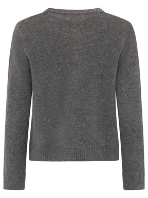 Zwillingsherz 100% Kaschmir Cozy Cardigan - Anthrazit