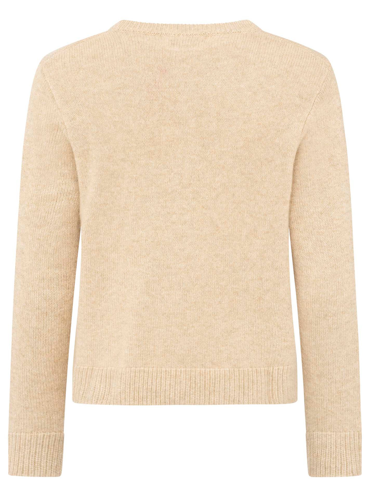 Zwillingsherz 100% Kaschmir Cozy Cardigan - Hellbeige