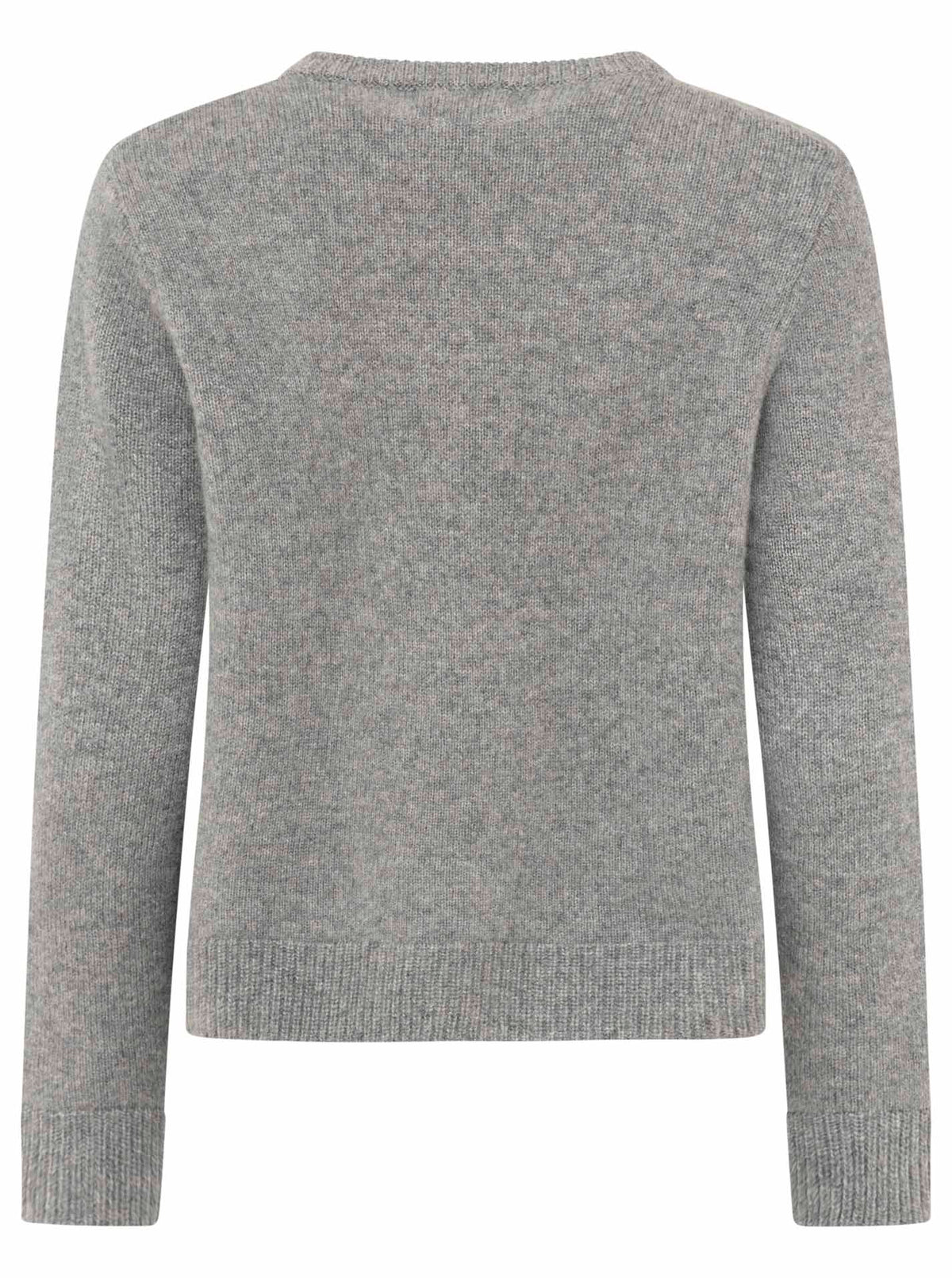 Zwillingsherz 100% Kaschmir Cozy Cardigan - Mittelgrau