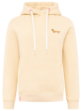 Zwillingsherz - Hoodie Neu "Dog Lover" - Beige
