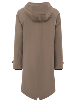 Zwillingsherz - Parka "Keep Smiling" - Taupe