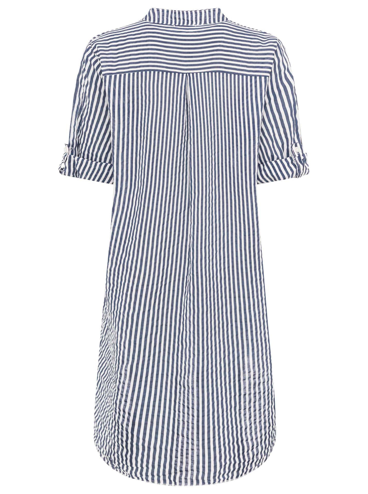 Zwillingsherz - Longbluse Kida (Streifen) - Marine