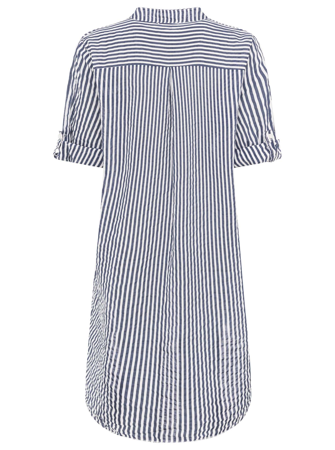 Zwillingsherz - Longbluse Kida (Streifen) - Marine