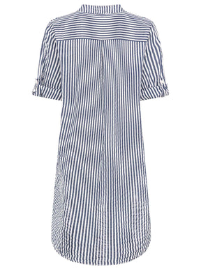 Zwillingsherz - Longbluse Kida (Streifen) - Marine