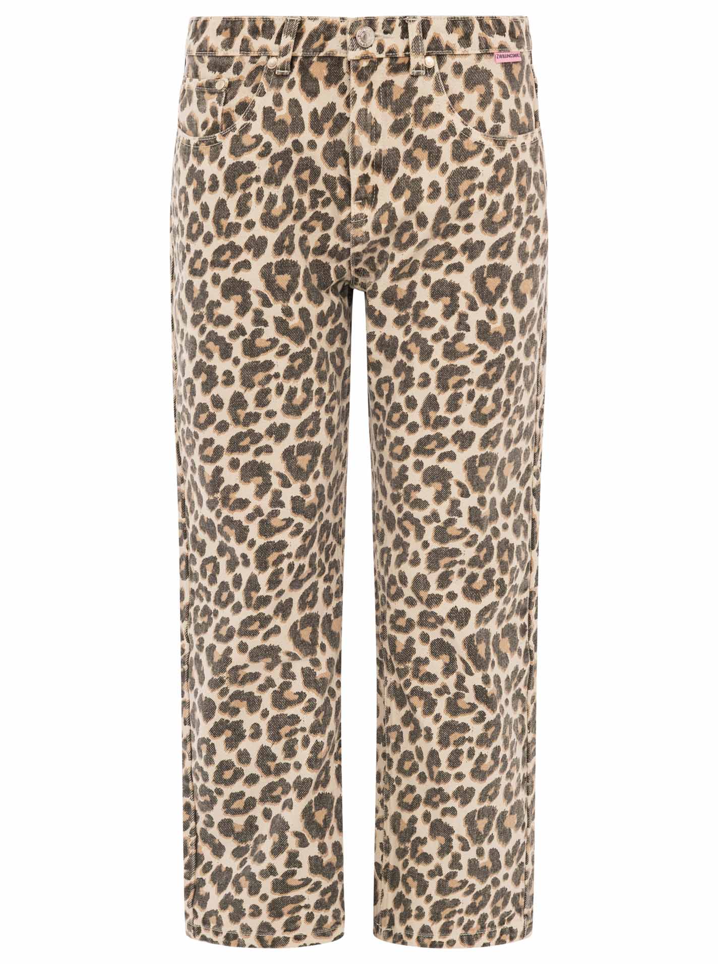 Zwillingsherz Jeans Hose Leo - Beige/Schwarz