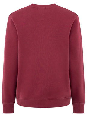 Zwillingsherz - Sweatshirt "Wild & Free" - Bordeaux