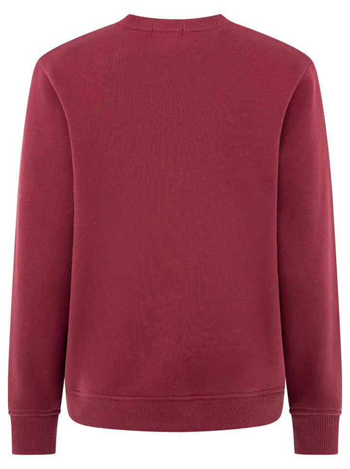 Zwillingsherz - Sweatshirt "Wild & Free" - Bordeaux