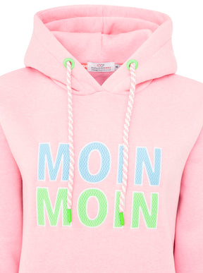 Zwillingsherz - Hoodie "Moin Moin" - Pink