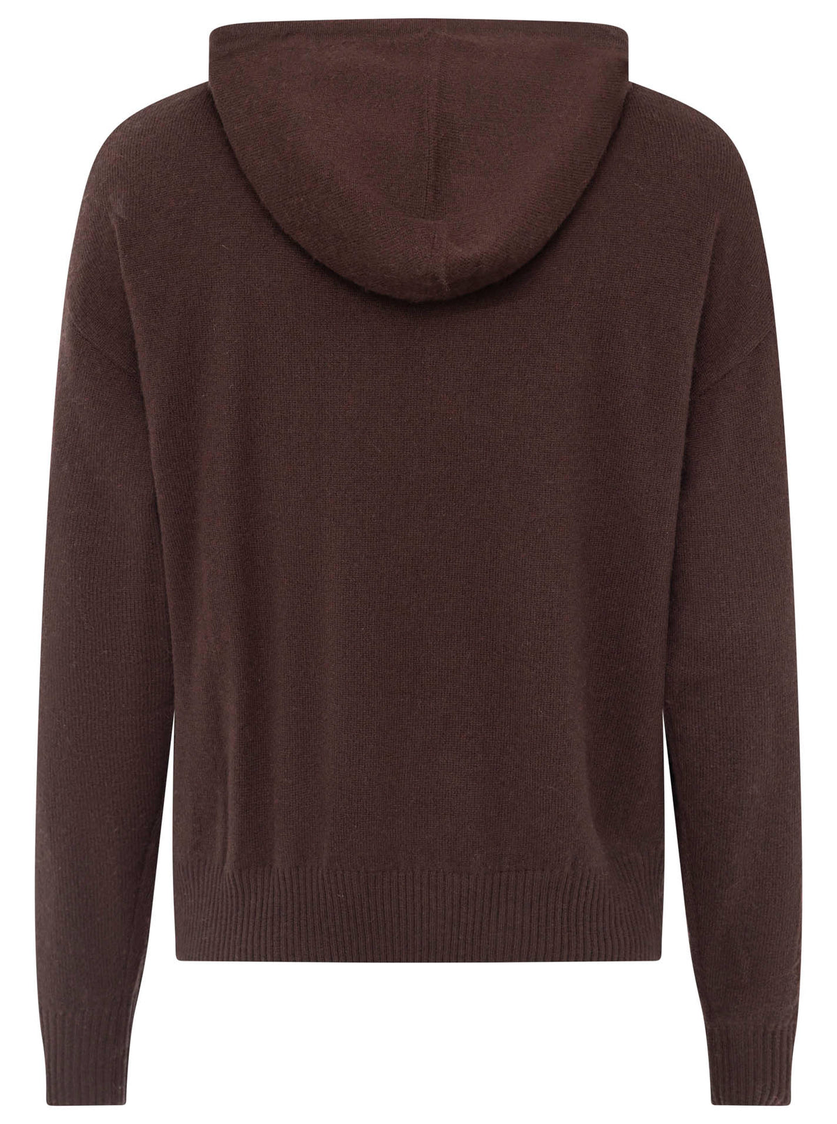 Zwillingsherz 100% Kaschmir Hoodie - Braun