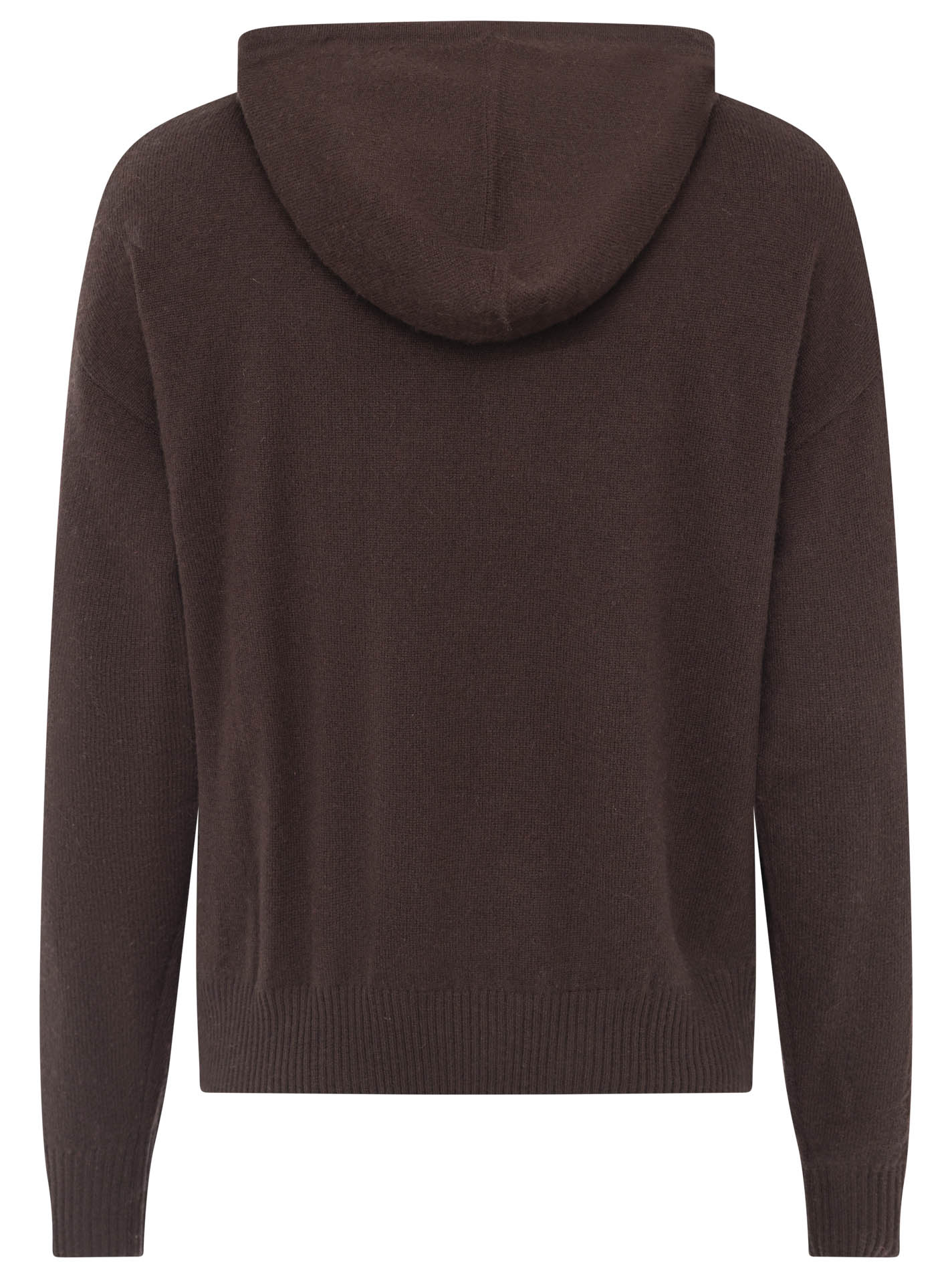 Zwillingsherz 100% Kaschmir Hoodie - Braun