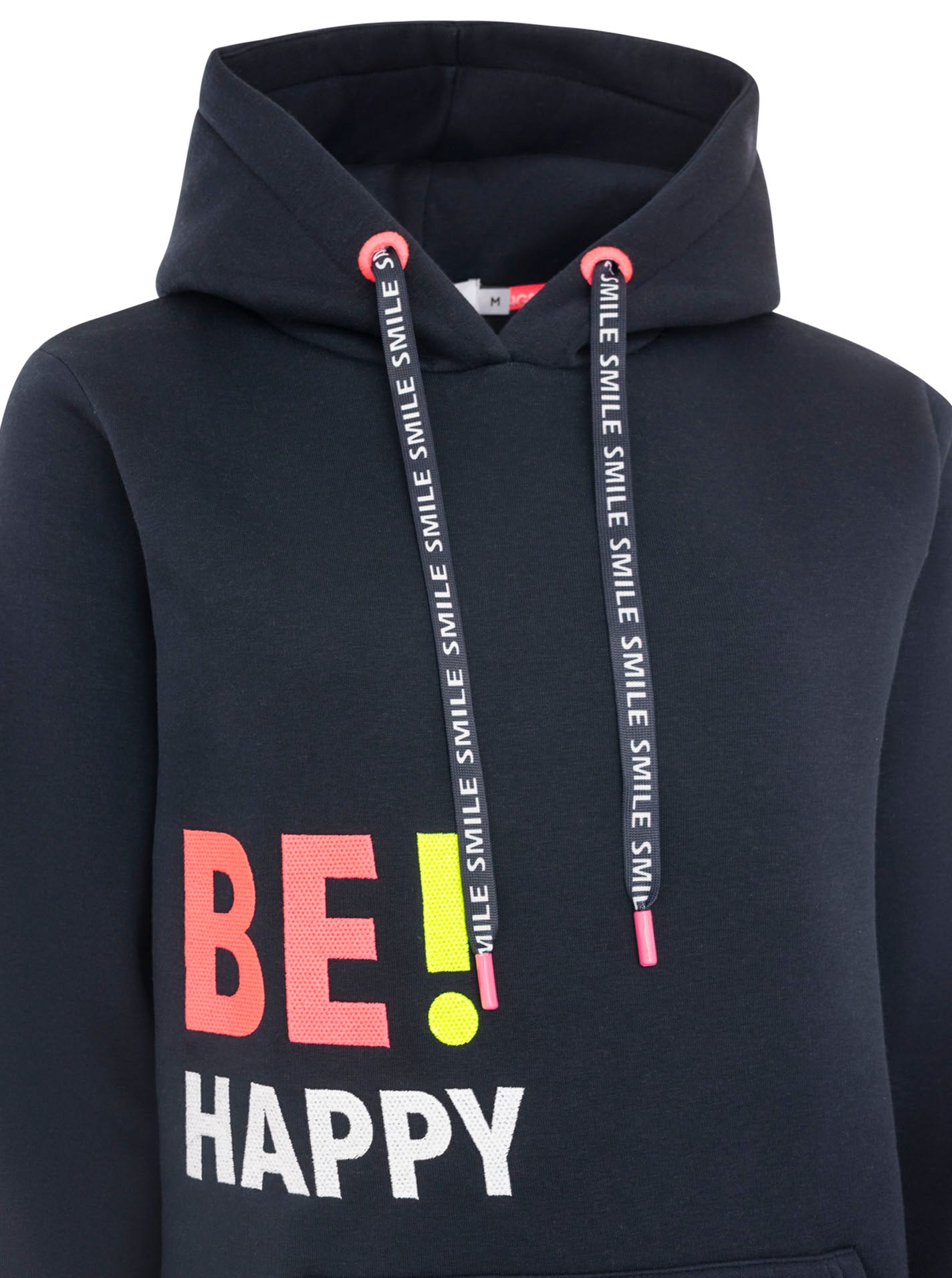 Zwillingsherz - Hoodie "Be Happy" - Marineblau