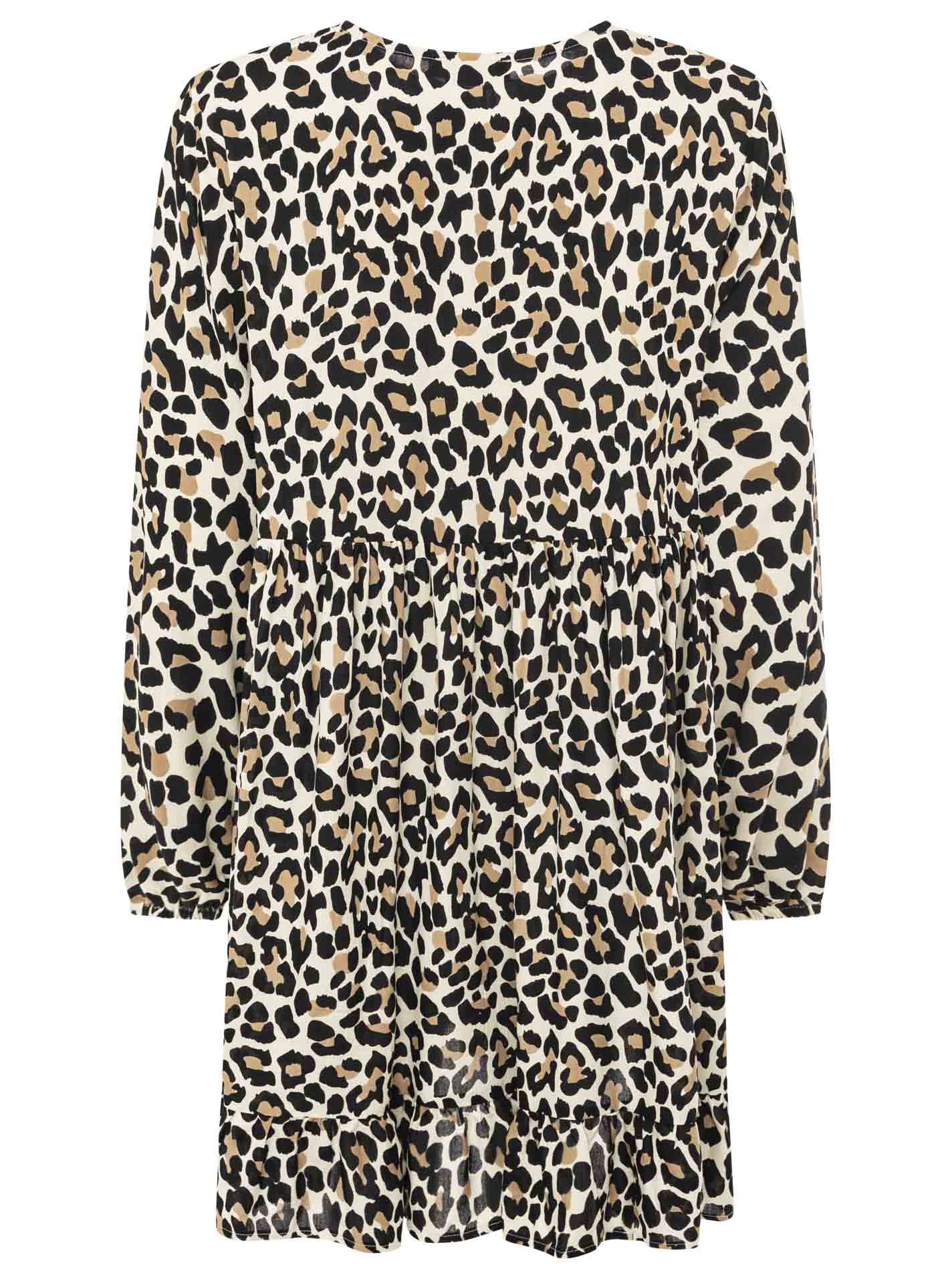 Zwillingsherz - Kleid/Tunika "Leo Dream" - Beige/Schwarz
