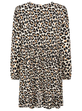 Zwillingsherz - Kleid/Tunika "Leo Dream" - Beige/Schwarz